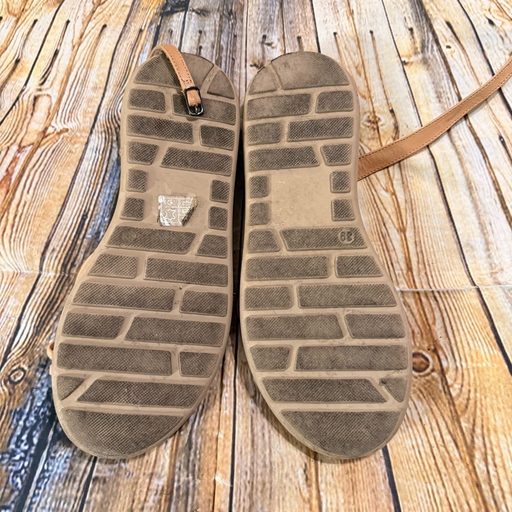 Free People Beige Strappy Sandals Womens Size 39 - Picture 3 of 3